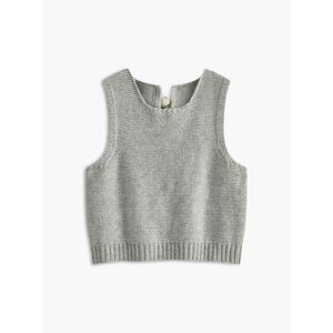Commense Bow Back Sweater Vest Gray‎ Size Small